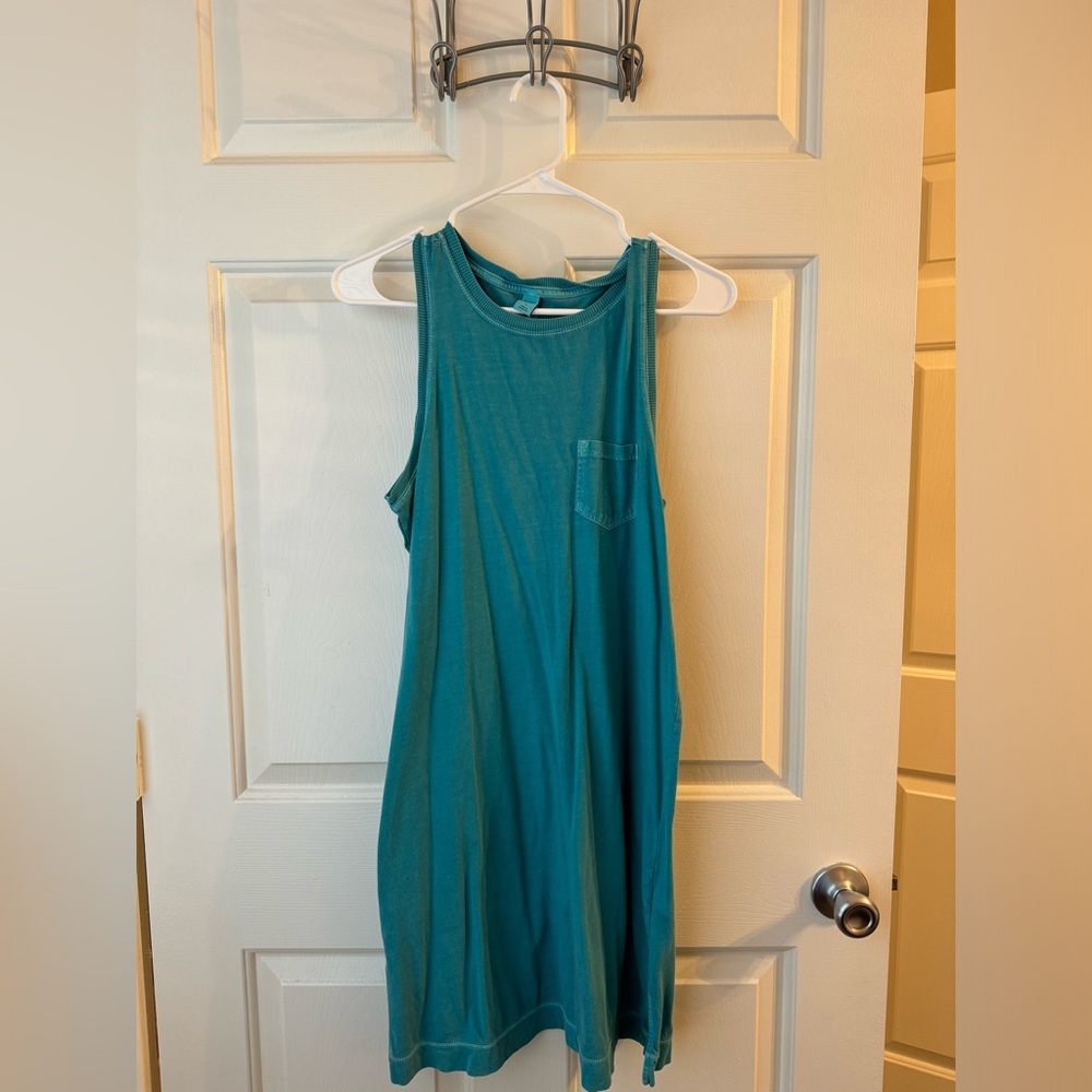 Teal Old Navy dress